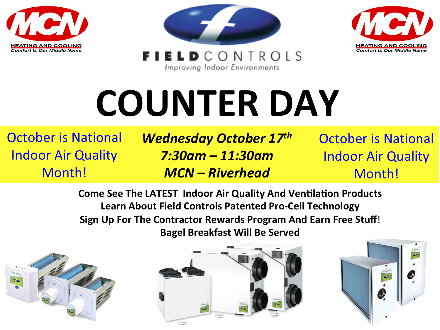 Field Controls Counter Day Flyer