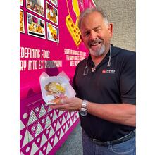 DJ Paolella, MCN Territory Manager, showing off his healthy choices!